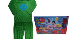 Costum pentru copii IdeallStore®, Green Lizard, marimea 3-5 ani, 100-110, verde, parcare cadou