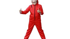 Costum pentru copii, La Casa de Papel, marimea L, rosu