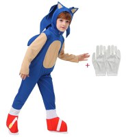 Costum Sonic KidMania® cu accesorii pentru copii - 3