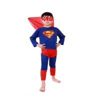 Costum tip Superman pentru copii marime S, 3 - 5 ani - 2