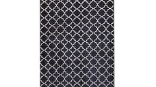 Covoras de intrare, Conceptum Hypnose, alb-negru, 100x300 cm, 100% poliester, antiderapant, lavabil la masina