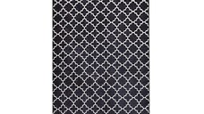 Covoras de intrare, Conceptum Hypnose, alb-negru, 100x300 cm, 100% poliester, antiderapant, lavabil la masina