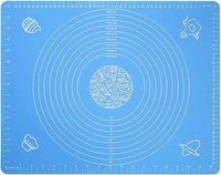 Covoras pentru aluat din silicon, foaie antiaderenta, 60x80 cm, Albastru, 557COF - 7