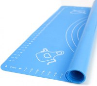 Covoras pentru aluat din silicon, foaie antiaderenta, 60x80 cm, Albastru, 557COF - 3