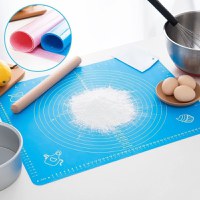 Covoras pentru aluat din silicon, foaie antiaderenta, 60x80 cm, Albastru, 557COF - 8