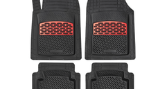 Covorase Auto TeamCar Tip Tavita pentru Volkswagen Touran II (2015+) - Rosu
