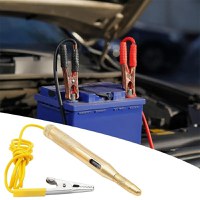 Creion De Testare A Tensiunii Auto Techstar® D0086-Y, DC 6V/12V/24V, 115x10 Mm, Compatibil Masini, Barci, Motociclete - 6