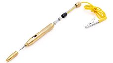 Creion de testare a tensiunii auto Techstar® D0086-Y, DC 6V/12V/24V, 115x10 mm, compatibil masini, barci, motociclete