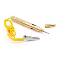 Creion de testare a tensiunii auto Techstar® D0086-Y, DC 6V/12V/24V, 115x10 mm, compatibil masini, barci, motociclete - 2