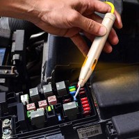 Creion de testare a tensiunii auto Techstar® D0086-Y, DC 6V/12V/24V, 115x10 mm, compatibil masini, barci, motociclete - 5