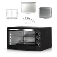 Cuptor electric 48 L, 2600W, 3 functii de gatire, temporizator cu alarma sonora, tava si gratar, capacitate mare - 8