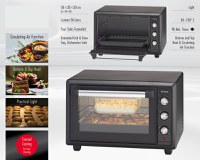 Cuptor Electric cu Convectie 28 l Trisa 7380.4312, negru - 4