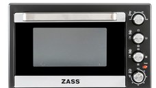 Cuptor electric cu Convectie si Rotisor Zass ZEO 45 CR, negru-argintiu