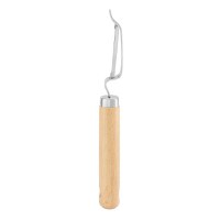 Curatator legume si fructe cu maner din lemn, lama verticala, AMBITION Natural - 1