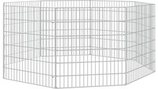 Cusca pentru Iepuri cu 8 Panouri - 54x60 cm din Fier Galvanizat