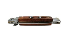 Cutit-briceag automat, otel inoxidabil, Italian Blade, Stiletto, 21 cm