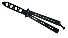 Cutit - Briceag fluture - Balisong - Butterfly de antrenament 22 cm, negru