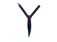 Cutit, Briceag fluture, Balisong, Butterfly, Rainbow Class, 21.5 cm, multicolor - 4