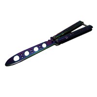 Cutit, Briceag fluture, Butterfly, Rainbow Strike, pentru antrenament, 21.5 cm - 2