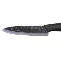 Cutit chef AMBITION Skiv, 15 cm, lama ceramica, negru - 1