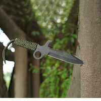 Cutit de vanatoare Full Tang, IdeallStore®, kaki, 34 cm - 5