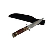 Cutit de vanatoare Hunting Survival, IdeallStore, 29 cm, Husa inclusa - 6
