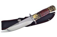 Cutit de vanatoare Hunting Survival, IdeallStore, 29 cm, Husa inclusa - 7