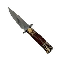 Cutit de vanatoare Hunting Survival, IdeallStore, 29 cm, Husa inclusa - 9