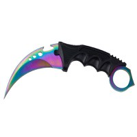 Cutit de vanatoare IdeallStore, Fade Break, 19 cm, otel, multicolor - 9