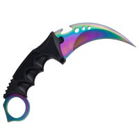 Cutit de vanatoare IdeallStore, Fade Break, 19 cm, otel, multicolor - 4