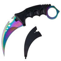 Cutit de vanatoare IdeallStore, Fade Break, 19 cm, otel, multicolor - 6