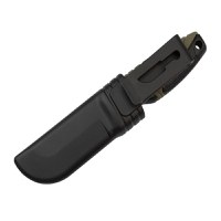 Cutit de vanatoare IdeallStore®, Adventure Touring, otel inoxidabil, 16.5 cm, negru, teaca inclusa - 5