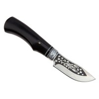 Cutit de vanatoare IdeallStore®, Ancient Scorpion, 22 cm, otel inoxidabil, negru - 7