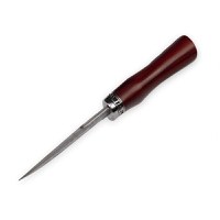 Cutit de vanatoare, IdeallStore®, Fixed Blade, Husa Piele, Otel Damasc - 7