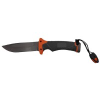 Cutit de vanatoare IdeallStore®, Survival King, 25 cm, otel inoxidabil, portocaliu, husa inclusa - 2