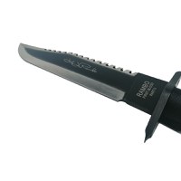 Cutit de vanatoare Rambo 2, First Blood, editie de colectie, 40 cm, teaca inclusa - 7
