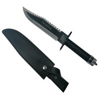 Cutit de vanatoare Rambo 2, First Blood, editie de colectie, 40 cm, teaca inclusa - 1