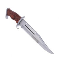 Cutit de vanatoare, Rambo 3, IdeallStore®, 42 cm, teaca inclusa - 3