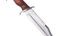 Cutit de vanatoare, Rambo 3, IdeallStore®, 42 cm, teaca inclusa