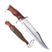 Cutit de vanatoare, Rambo 3, IdeallStore®, 42 cm, teaca inclusa - 2