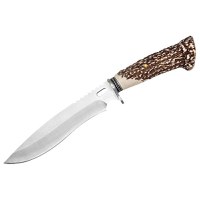 Cutit de vanatoare Stag Antlers, 29.5 cm, teaca cordura - 5