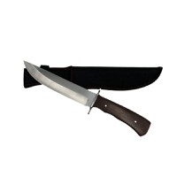 Cutit de vanatoare Wood Knife, IdeallStore, 33 cm, Husa inclusa - 6