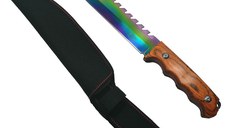 Cutit de vanatoare, Wood Rainbow, 33 cm, multicolor