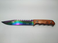 Cutit de vanatoare, Wood Rainbow, 33 cm, multicolor - 3