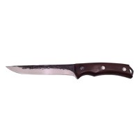 Cutit japonez IdeallStore®, lucrat manual, Hunter Swish, 27.5 cm, maro, teaca piele - 2