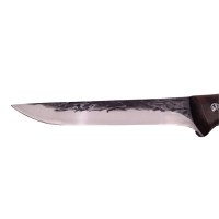 Cutit japonez IdeallStore®, lucrat manual, Hunter Swish, 27.5 cm, maro, teaca piele - 5