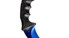 Cutit Karambit, albastru, 18.5 cm