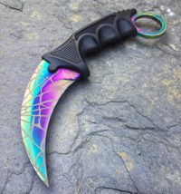 Cutit-Karambit, Rainbow Web, 18.5 cm, multicolor - 1