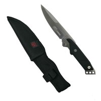 Cutit, otel inoxidabil, argintiu-negru, Chief Blade, 24 cm, teaca cadou - 2