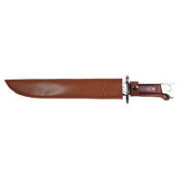 Cutit pentru camping si vanatoare, model AK, 39 cm, argintiu - 4